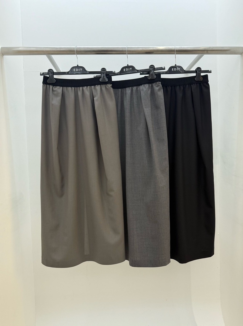 EDIT韓國直郵㊣女士新款26春夏職業休閑真品時尚人氣推薦長裙EDIT長裙