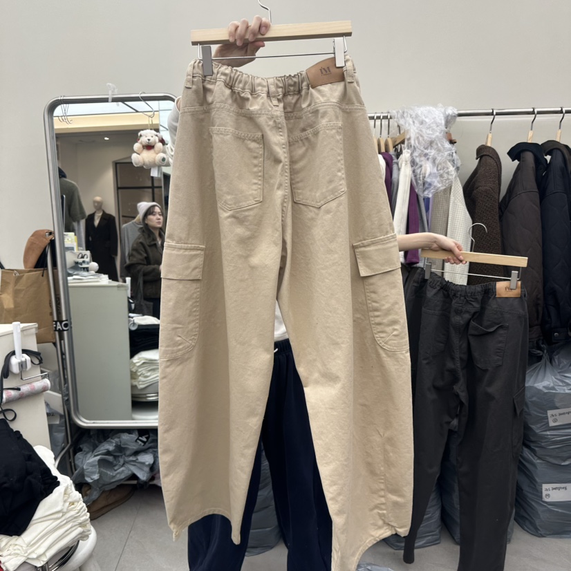 I MFACT韓國代購㊣女裝新品熱賣人氣休閑褲工裝褲春款棉質I MFACT休閑褲