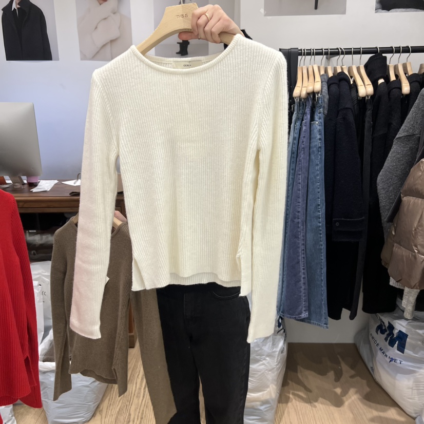 OURIN/THIS IS東大門直郵㊣女士新品26春夏休閑熱賣針織衫OURIN/THIS IS針織衫圖色2