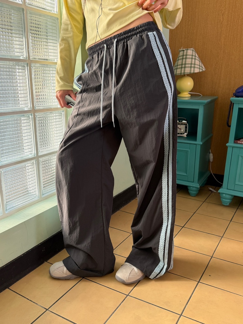 MORE THAN-P㊣東大門實拍女裝新品推薦熱賣時尚休閑褲春款MORE THAN休閑褲