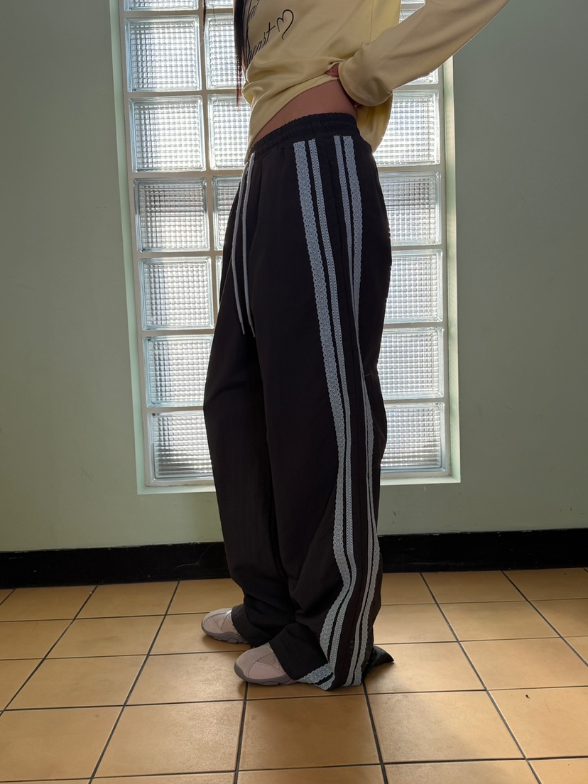 MORE THAN-P㊣東大門實拍女裝新品推薦熱賣時尚休閑褲春款MORE THAN休閑褲