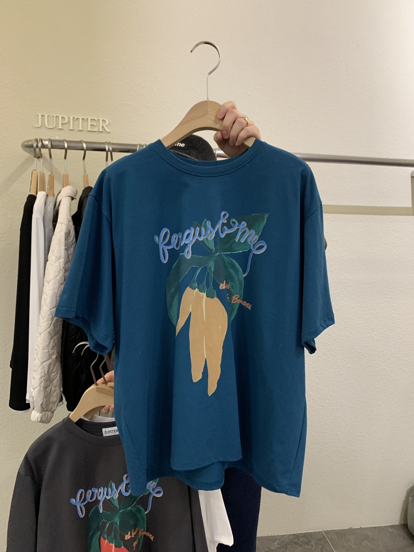 JUPITER東大門直郵㊣女裝新品熱賣人氣職業推薦26春夏T恤春款JUPITERT恤圖色2