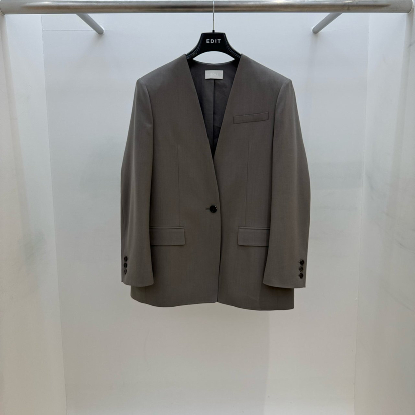 EDIT㊣東大門代購女士新款人氣真品職業休閑熱賣推薦時尚夾克EDIT夾克圖色1