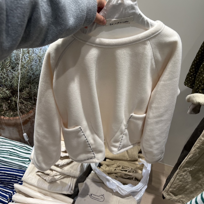 LE JARDINET韓國直郵㊣女士新品熱賣職業時尚26春夏衛衣雙口袋LE JARDINET衛衣圖色4