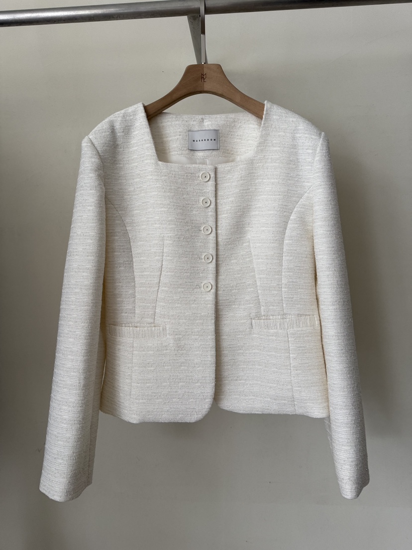 MUSHROOM-A東大門直郵㊣女裝新品職業推薦26春夏休閑夾克春款MUSHROOM夾克圖色1