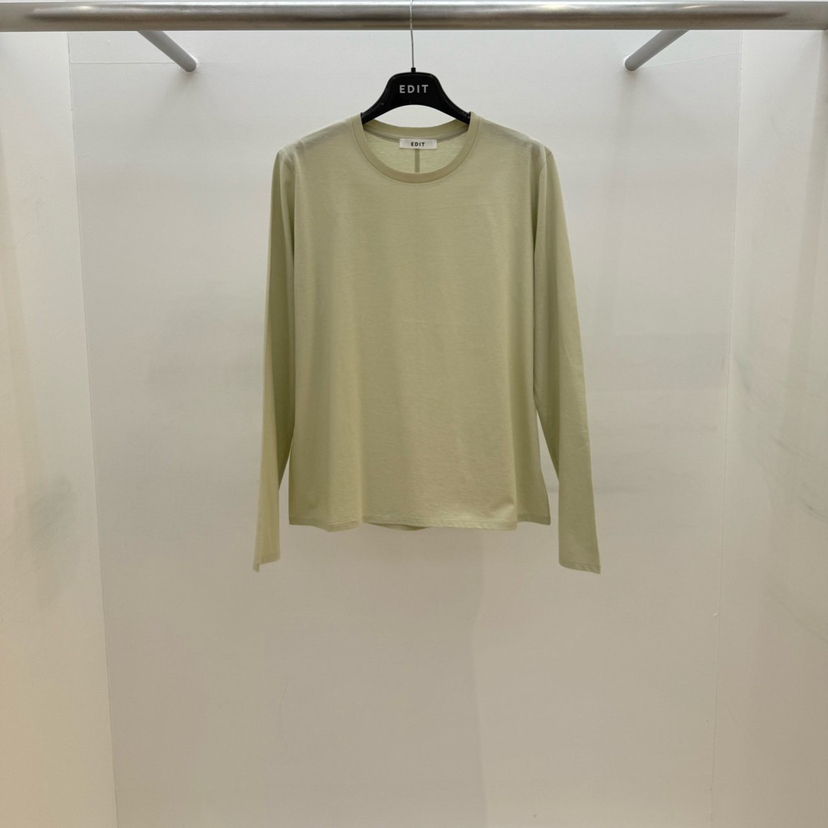 EDIT韓國直郵㊣女裝新款推薦26春夏職業人氣熱賣真品長袖T恤EDIT長袖T恤圖色1