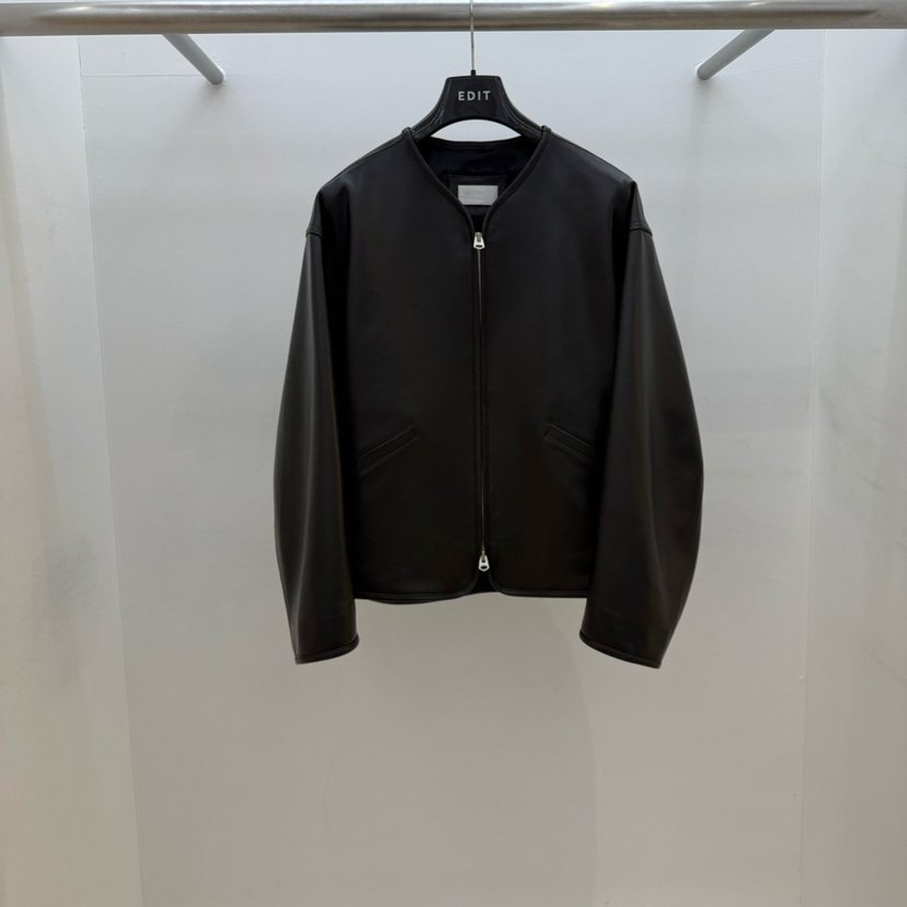 EDIT㊣東大門實拍女士新品真品職業推薦人氣休閑時尚26春夏皮衣EDIT皮衣圖色1