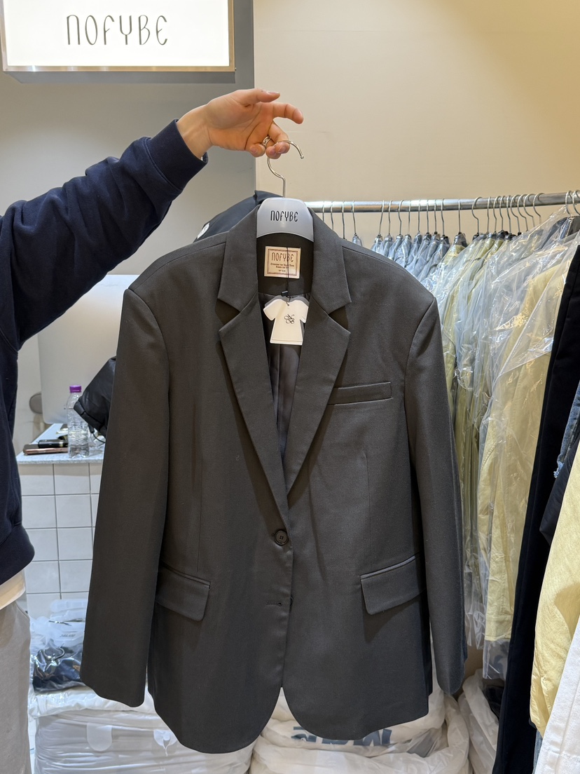 NOFYBE東大門直郵㊣女士新品休閑26春夏職業人氣夾克拉鏈春款NOFYBE夾克圖色2