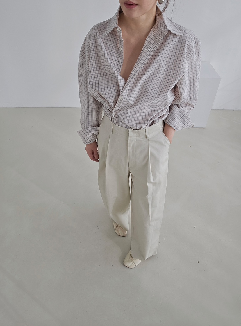 J SHOP韓國代購㊣女士新品推薦休閑26春夏襯衫蕾絲衫春款格子J_SHOP襯衫/蕾絲衫