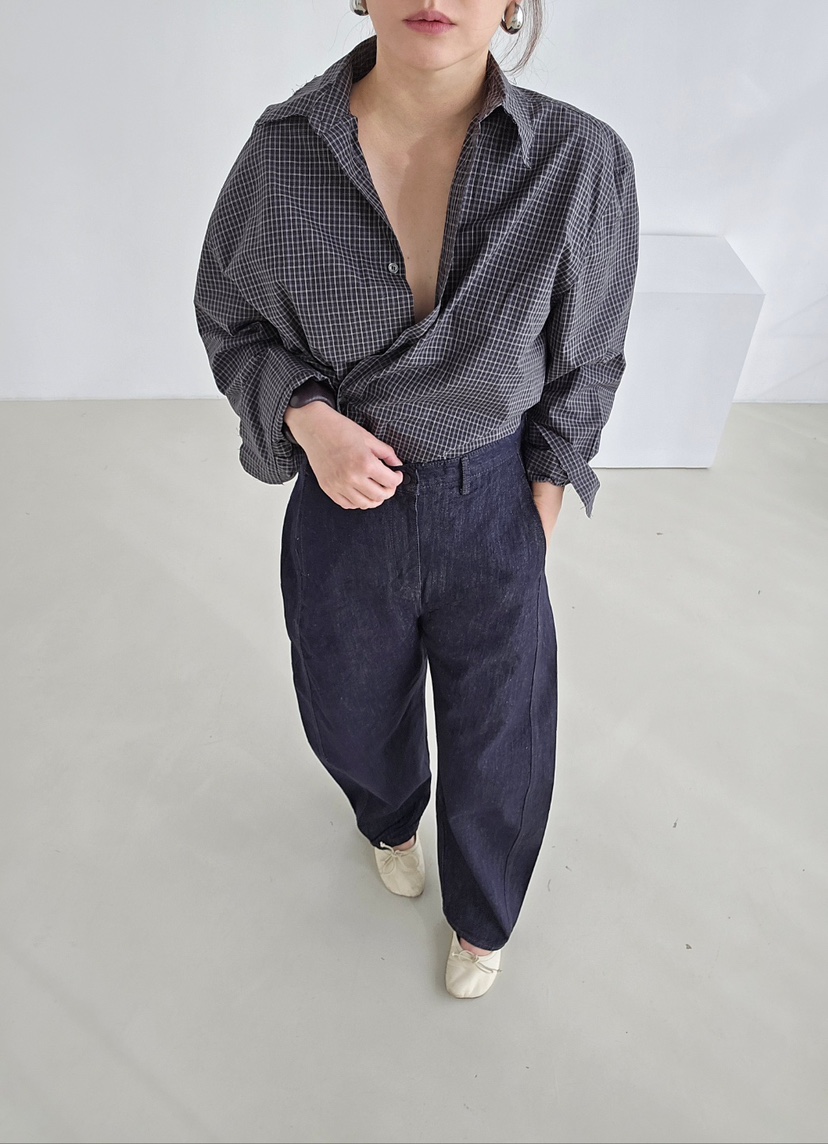 J SHOP韓國代購㊣女士新品推薦休閑26春夏襯衫蕾絲衫春款格子J_SHOP襯衫/蕾絲衫