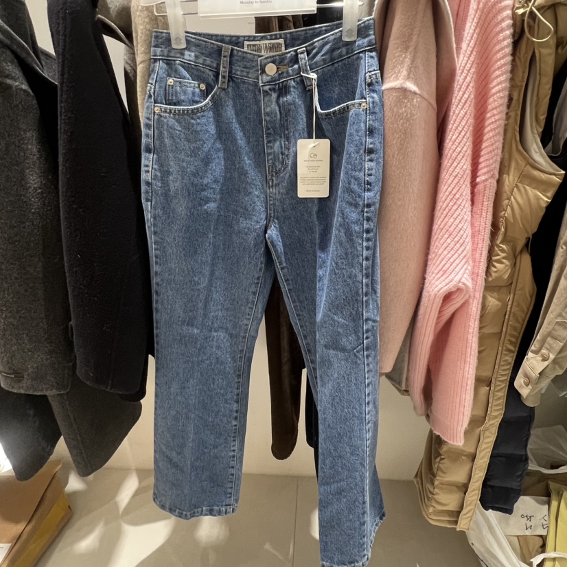 MONDAY TO SUNDAY韓國代購㊣女士新款休閑推薦熱賣牛仔褲MONDAY TO SUNDAY牛仔褲圖色1