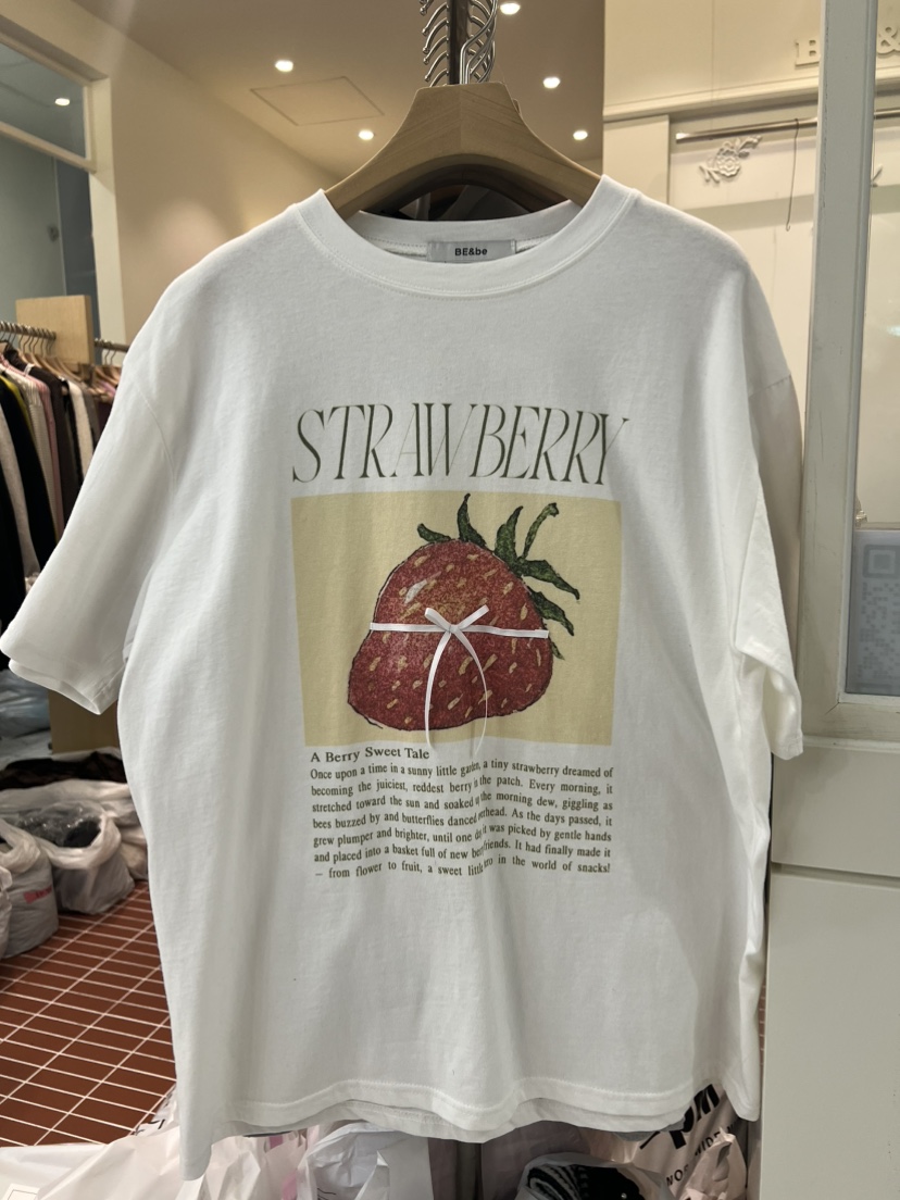 BE&amp;BE㊣東大門代購女士新品人氣時尚熱賣真品休閑職業T恤BE&beT恤圖色1
