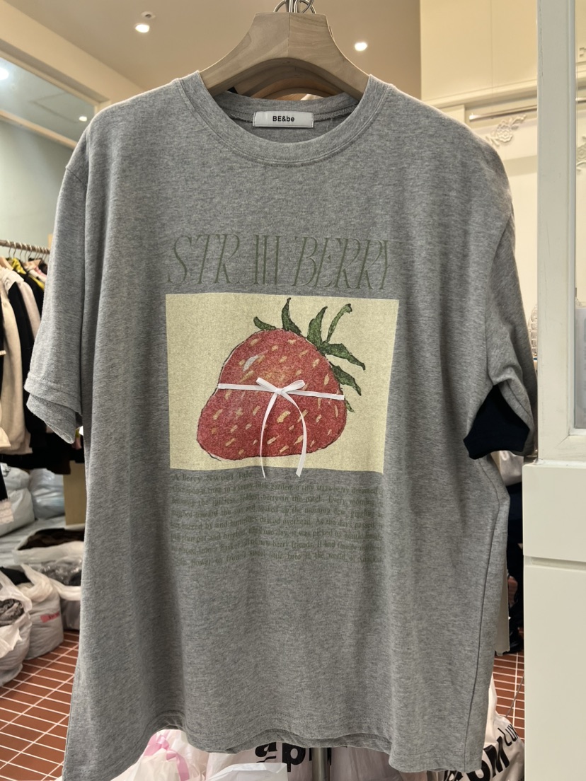 BE&amp;BE㊣東大門代購女士新品人氣時尚熱賣真品休閑職業T恤BE&beT恤圖色2