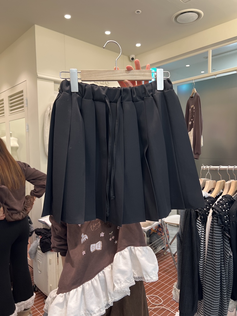 BE&amp;BE韓國直郵㊣女士新品時尚熱賣推薦人氣短裙百褶褶裙BE&be短裙圖色1