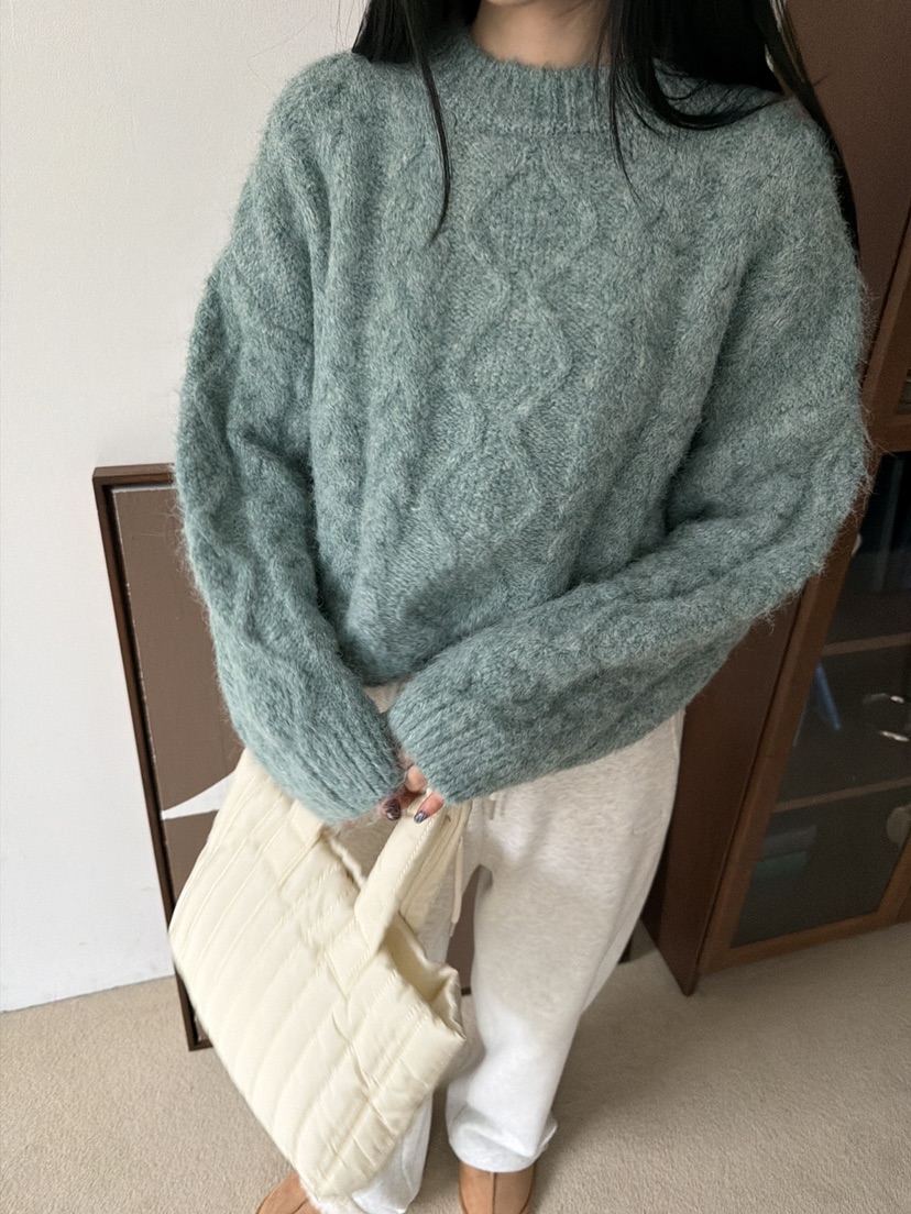 DE MATE㊣東大門實拍女裝新款熱賣真品26春夏休閑針織衫羊毛DE MATE針織衫圖色2