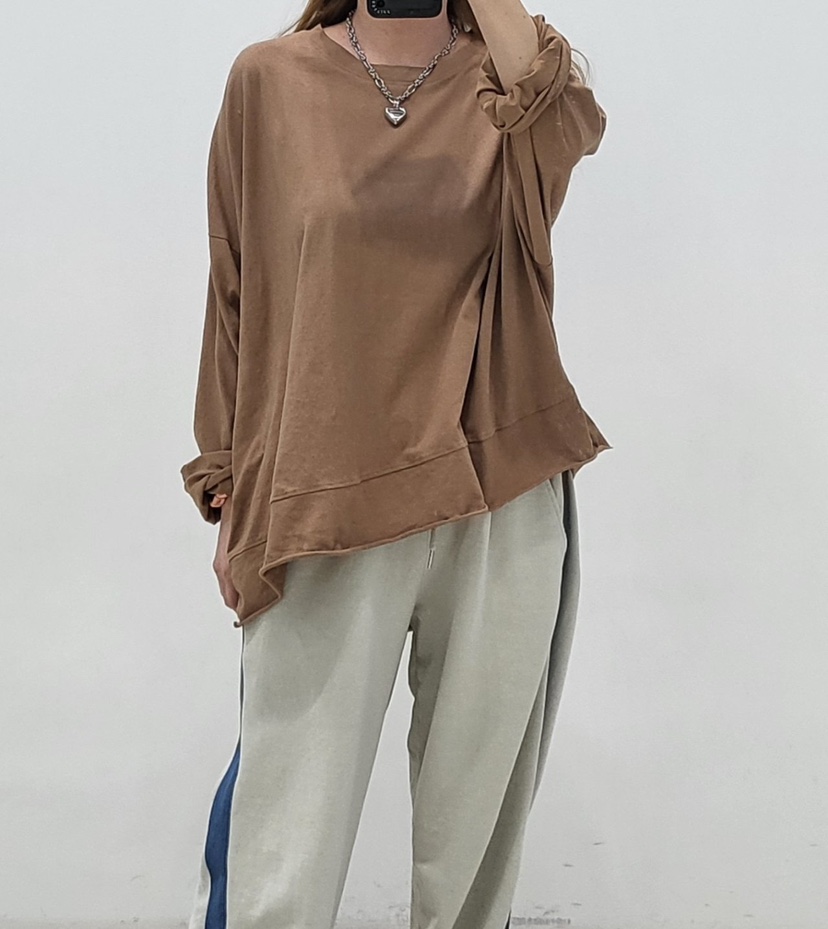 ZACCU韓國直郵㊣女裝新款真品休閑熱賣人氣時尚推薦長袖T恤ZACCU長袖T恤