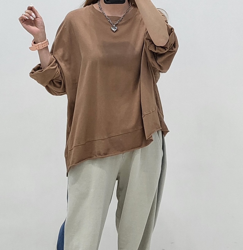 ZACCU韓國直郵㊣女裝新款真品休閑熱賣人氣時尚推薦長袖T恤ZACCU長袖T恤