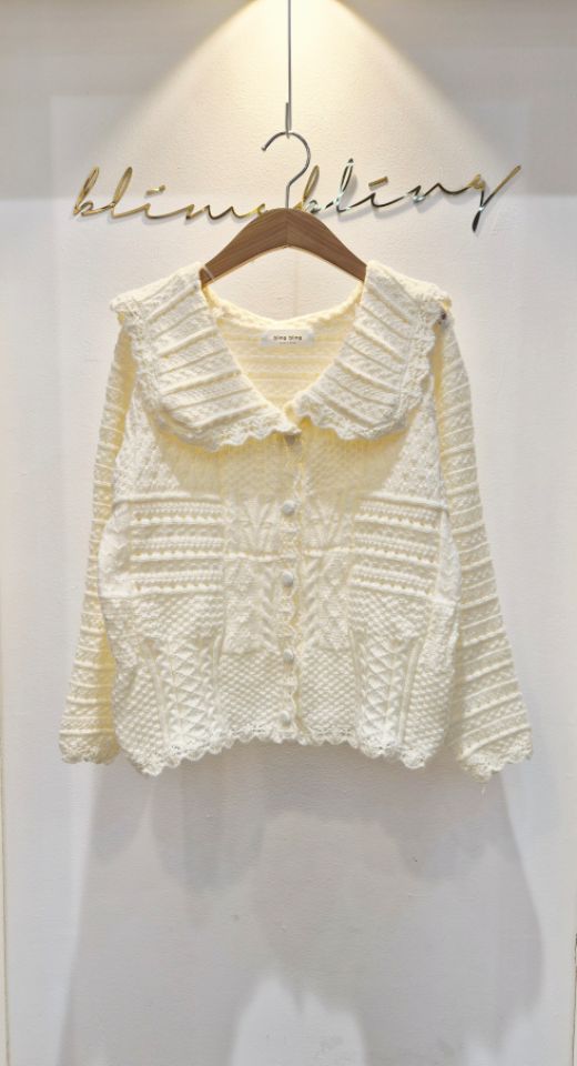 RICO㊣東大門代購女士新款職業熱賣休閑時尚26春夏人氣針織衫bling bling/RICO針織衫圖色1