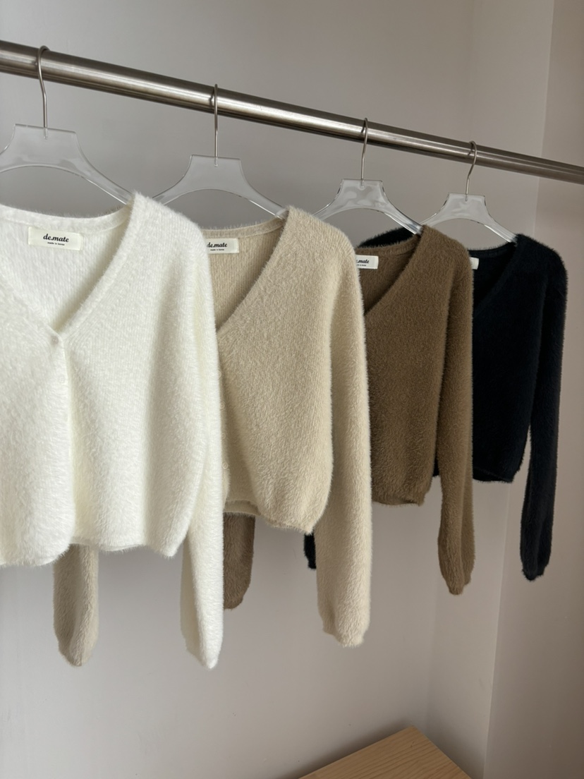 DE MATE東大門直郵㊣女裝新品休閑推薦時尚職業針織衫安哥拉DE MATE針織衫