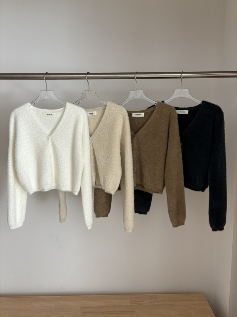 DE MATE東大門直郵㊣女裝新品休閑推薦時尚職業針織衫安哥拉DE MATE針織衫圖色3左三色