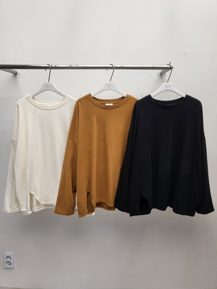 ZACCU韓國直郵㊣女士新款時尚熱賣26春夏推薦職業人氣長袖T恤ZACCU長袖T恤