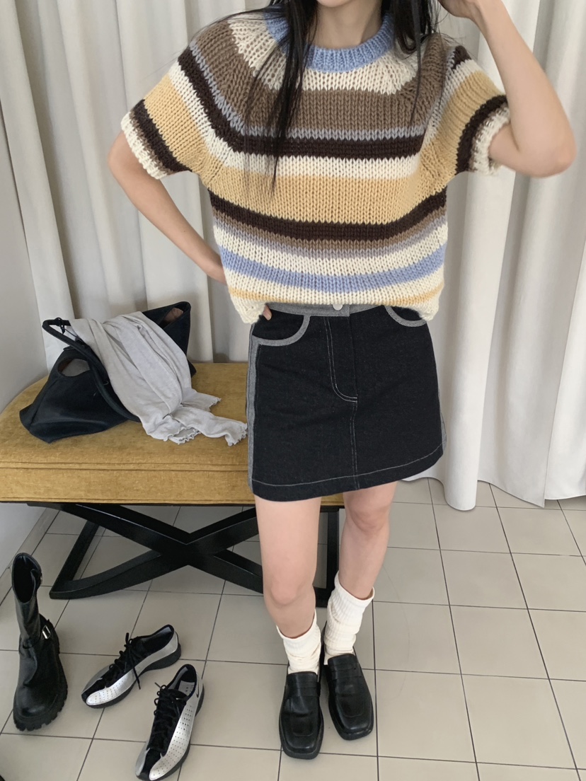 RE:OPENING東大門直郵㊣女裝新品休閑人氣26春夏職業針織衫RE:OPENING針織衫