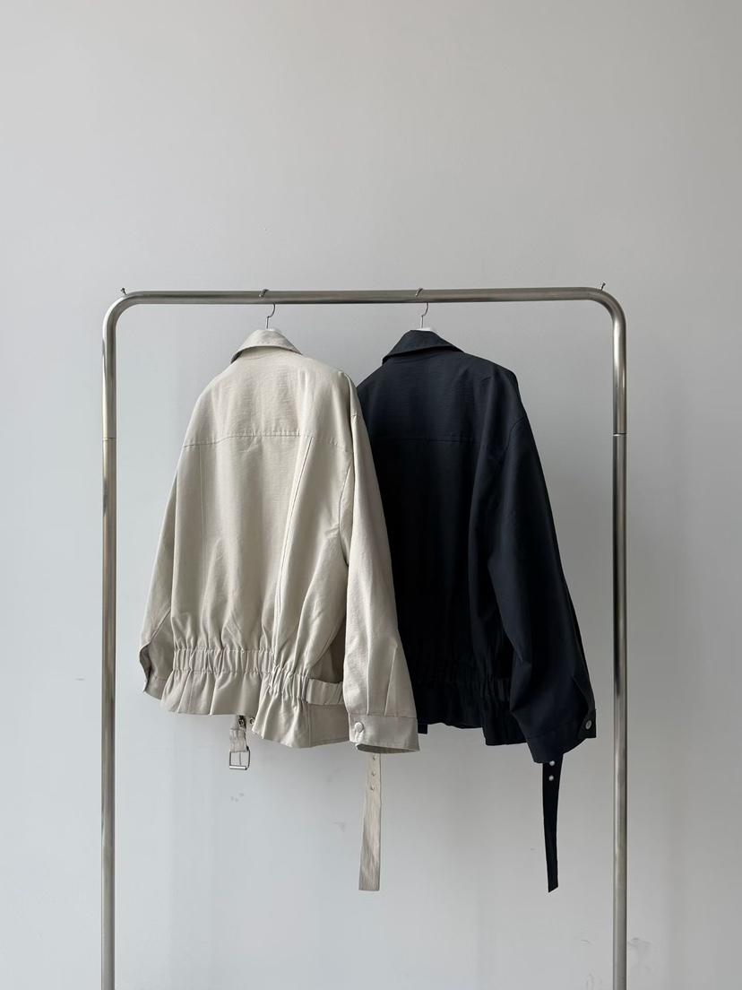 MINIMUZE韓國代購㊣女士新款時尚職業人氣真品26春夏夾克含腰帶MINIMUZE夾克