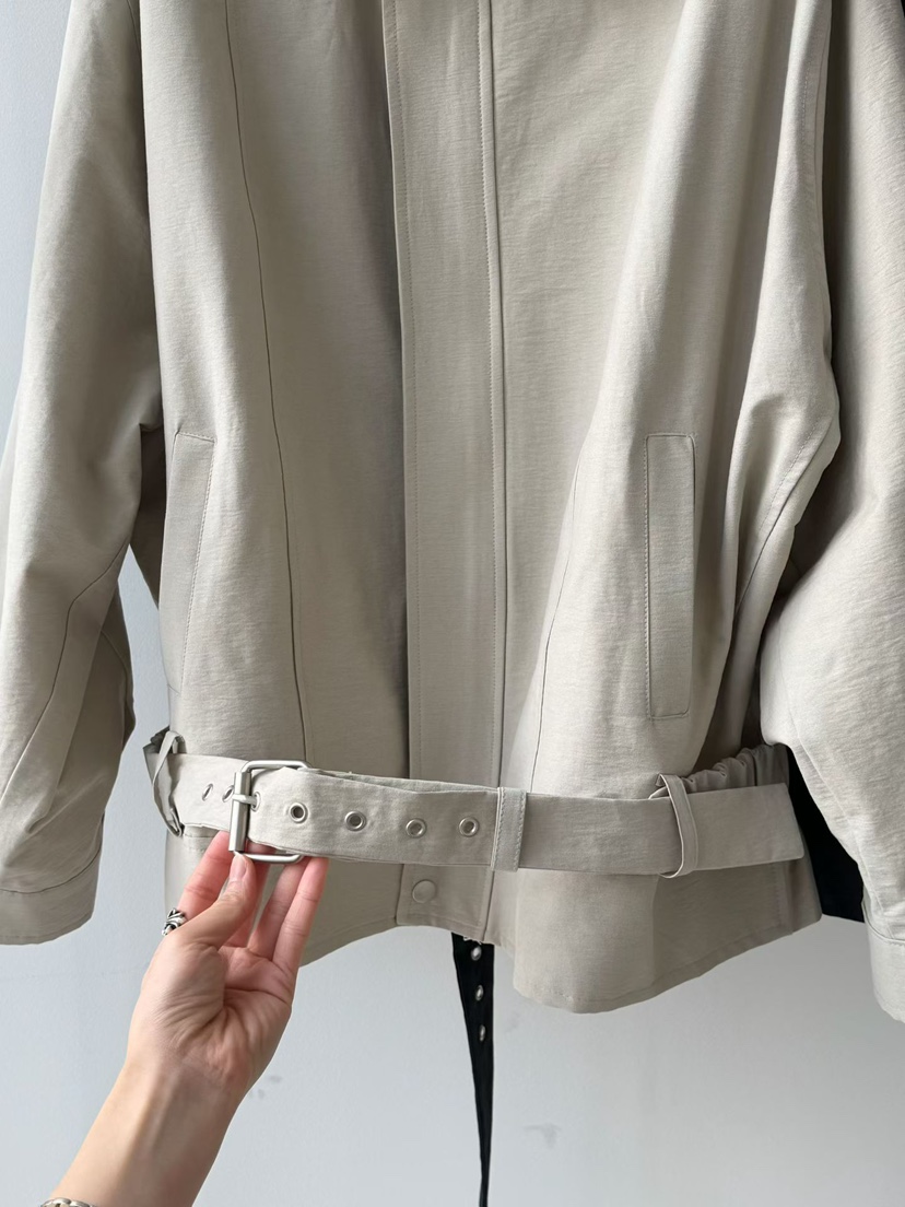 MINIMUZE韓國代購㊣女士新款時尚職業人氣真品26春夏夾克含腰帶MINIMUZE夾克