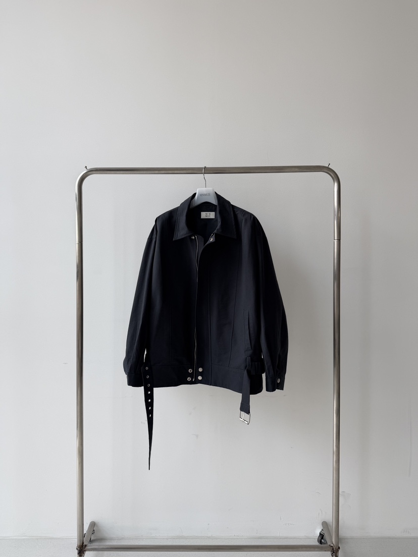 MINIMUZE韓國代購㊣女士新款時尚職業人氣真品26春夏夾克含腰帶MINIMUZE夾克圖色2