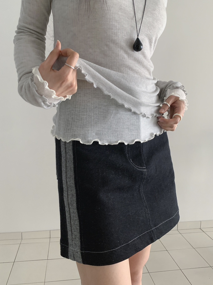 RE:OPENING㊣東大門代購女裝新品推薦休閑人氣真品長袖T恤天絲RE:OPENING長袖T恤