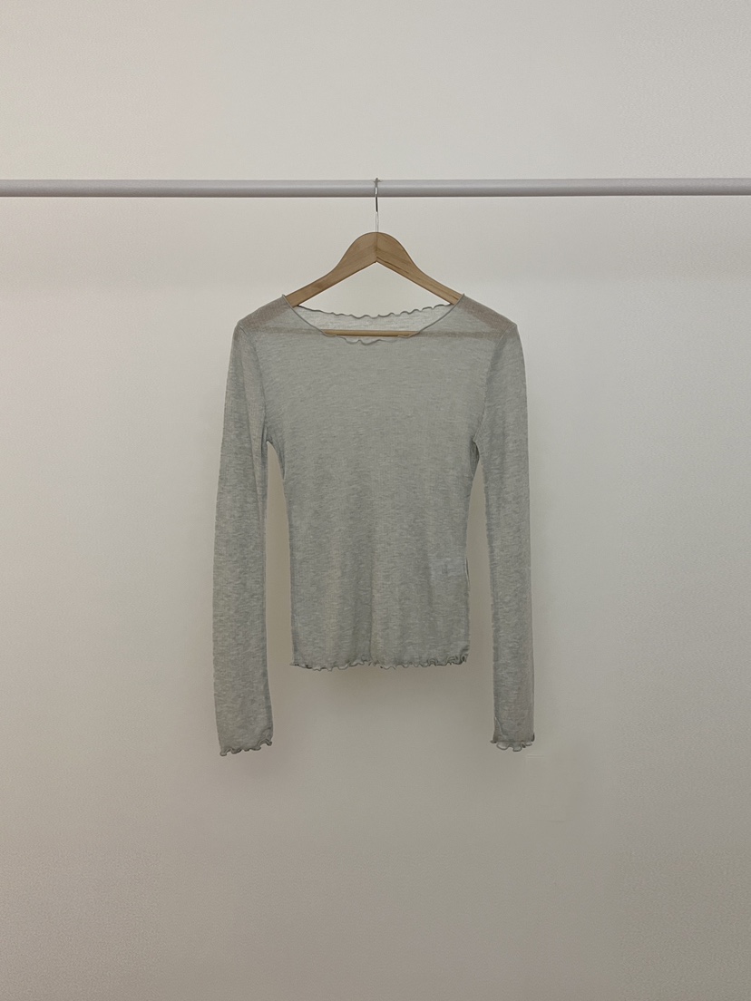 RE:OPENING㊣東大門代購女裝新品推薦休閑人氣真品長袖T恤天絲RE:OPENING長袖T恤圖色2