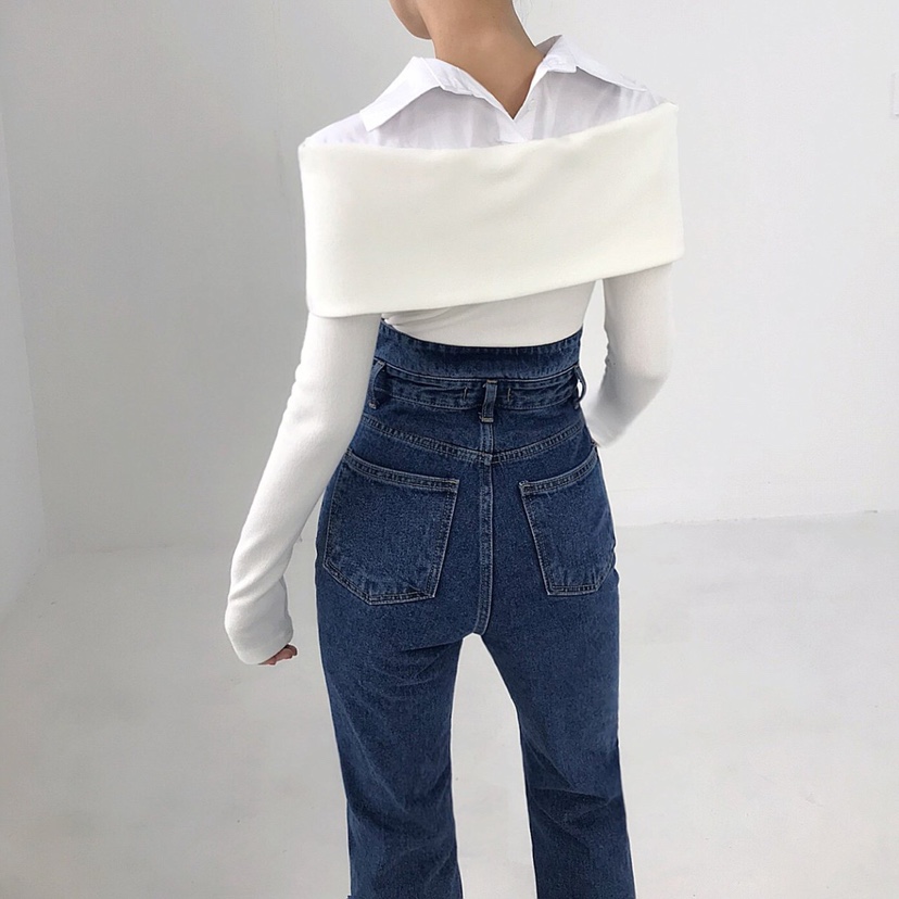 2TWO MOON韓國代購㊣女裝新品職業人氣熱賣真品休閑牛仔褲2TWO MOON牛仔褲