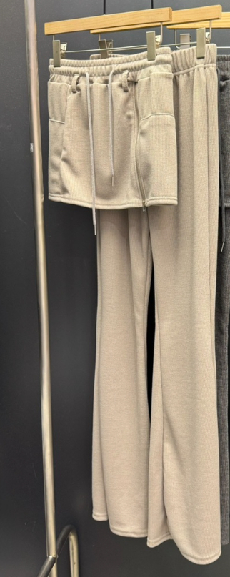 UNA/THE MAY韓國代購㊣女士新款人氣26春夏職業裙褲套裝喇叭THEMAY/UNA裙褲圖色1