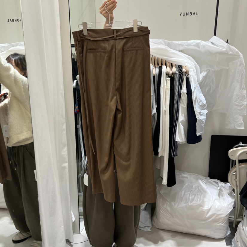 YUNBAL韓國代購㊣女士新品熱賣時尚真品職業休閑推薦休閑褲YUNBAL休閑褲