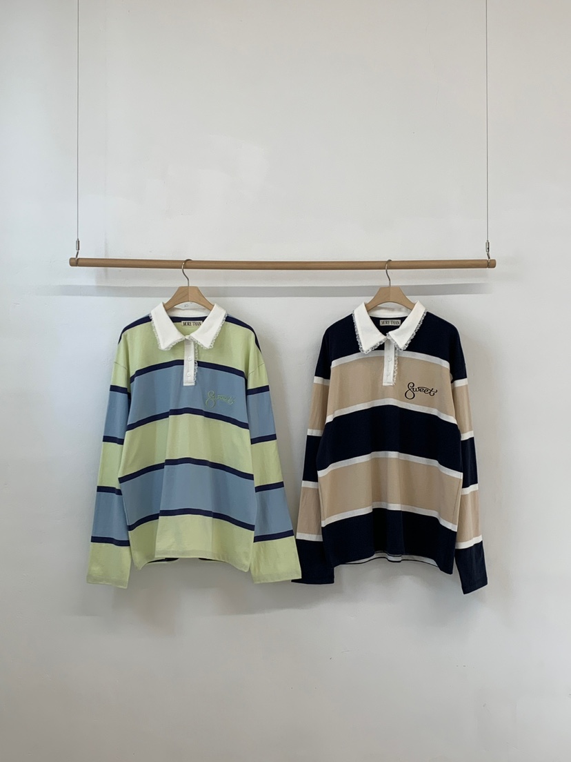 MORE THAN-P㊣東大門實拍女士新品人氣26春夏長袖T恤春款MORE THAN長袖T恤