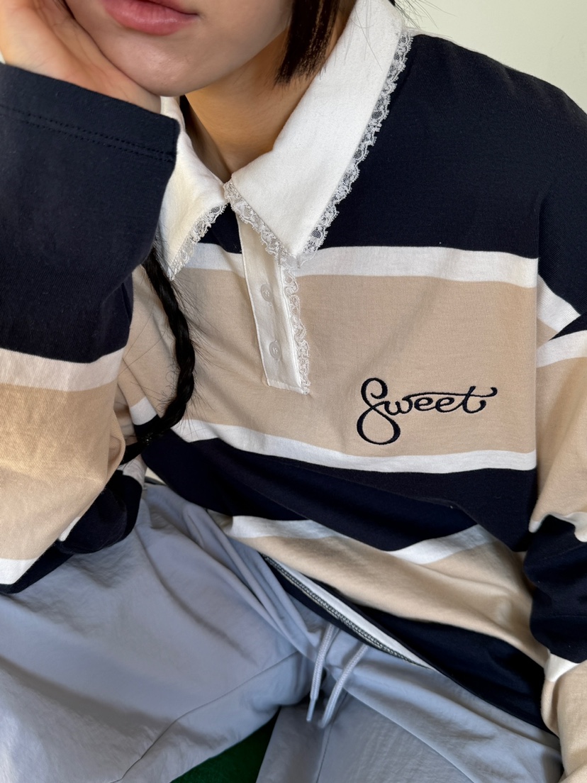 MORE THAN-P㊣東大門實拍女士新品人氣26春夏長袖T恤春款MORE THAN長袖T恤