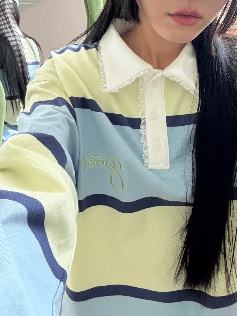 MORE THAN-P㊣東大門實拍女士新品人氣26春夏長袖T恤春款MORE THAN長袖T恤