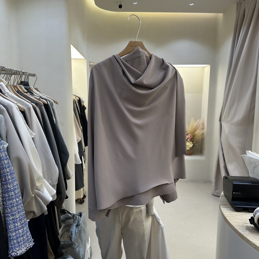 MATIERE韓國直郵㊣女裝新款人氣時尚推薦熱賣襯衫蕾絲衫春款MATIERE襯衫/蕾絲衫圖色2