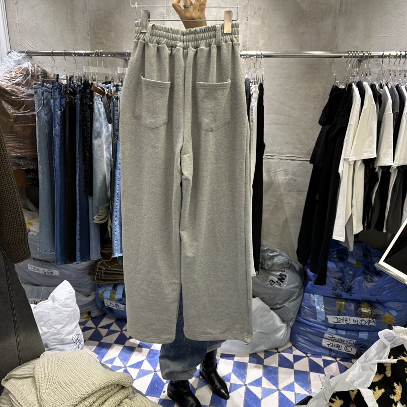 AMOUR韓國直郵㊣女裝新款熱賣推薦時尚休閑人氣休閑褲口袋春款AMOUR休閑褲