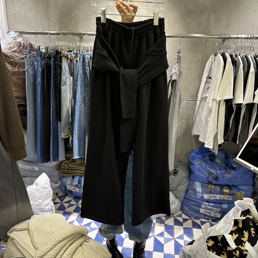 AMOUR韓國直郵㊣女裝新款熱賣推薦時尚休閑人氣休閑褲口袋春款AMOUR休閑褲圖色2