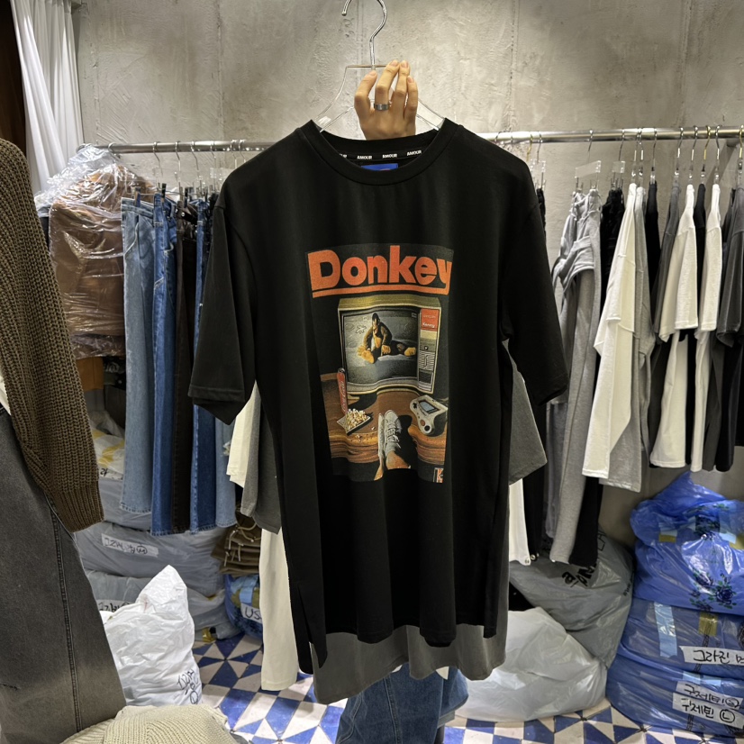 AMOUR㊣東大門實拍女裝新款真品熱賣人氣26春夏推薦T恤春款AMOURT恤圖色3