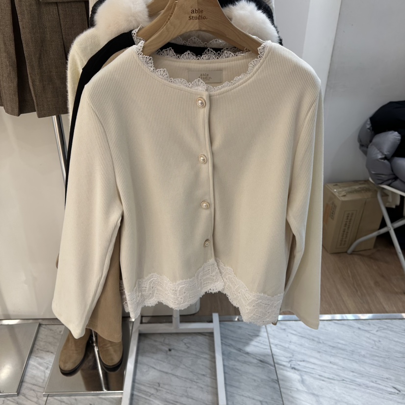 ABLESTUDIO東大門實拍女士新品熱賣推薦時尚休閑針織衫春款ABLESTUDIO針織衫圖色1