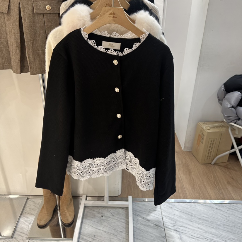ABLESTUDIO東大門實拍女士新品熱賣推薦時尚休閑針織衫春款ABLESTUDIO針織衫圖色3