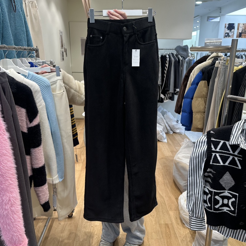 ZIPPER東大門代購女裝新款25秋冬推薦休閑褲燈芯絨羊毛春款ZIPPER休閑褲圖色2