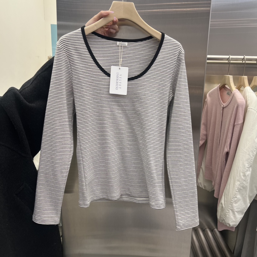 VELVET UNDERGROUND韓國直郵女裝新款熱賣推薦人氣長袖T恤VELVET UNDERGROUND長袖T恤圖色1