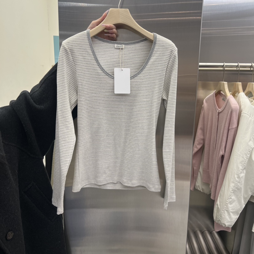 VELVET UNDERGROUND韓國直郵女裝新款熱賣推薦人氣長袖T恤VELVET UNDERGROUND長袖T恤圖色2