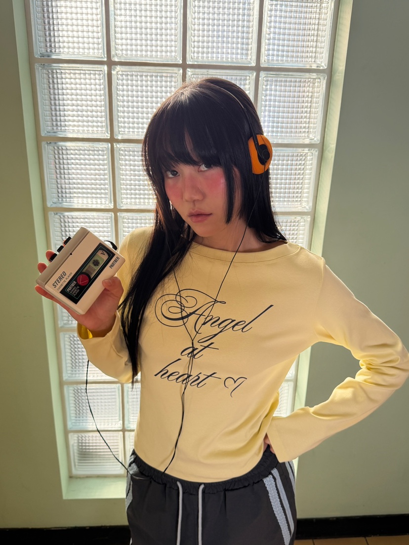 MORE THAN-P東大門代購女士新品職業25秋冬長袖T恤春款MORE THAN長袖T恤