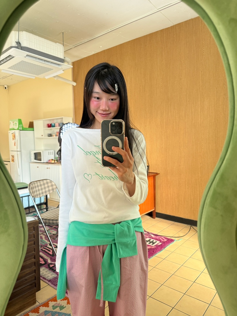 MORE THAN-P東大門代購女士新品職業25秋冬長袖T恤春款MORE THAN長袖T恤