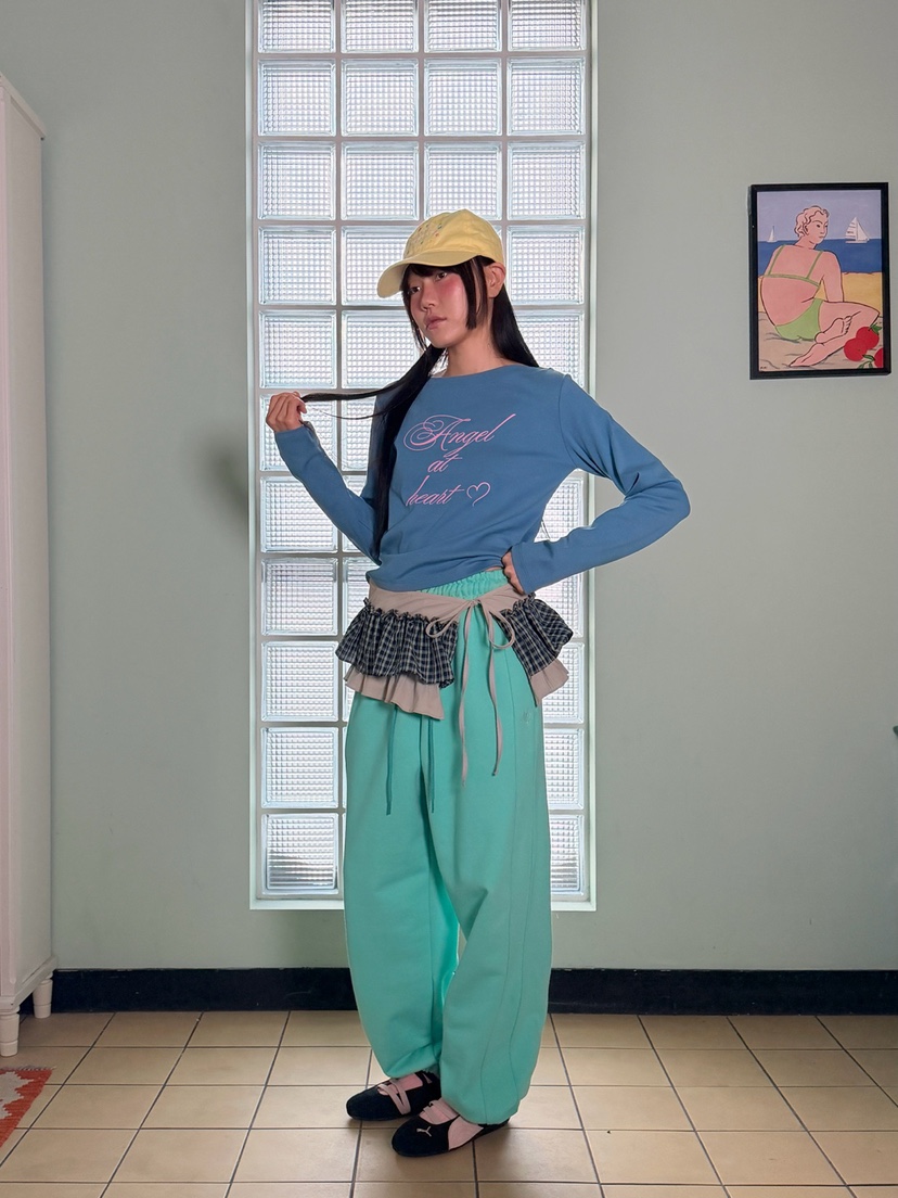 MORE THAN-P東大門代購女士新品職業25秋冬長袖T恤春款MORE THAN長袖T恤