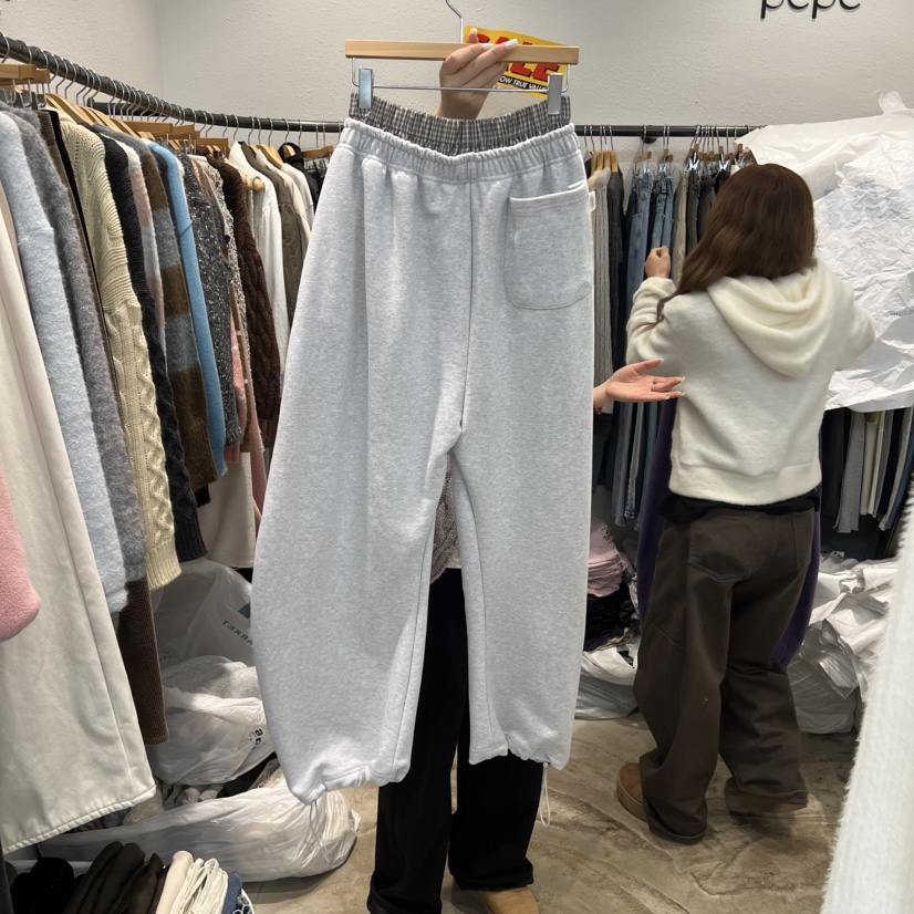 ALMOND PEPE韓國代購女裝新品時尚休閑推薦人氣職業休閑褲ALMOND PEPE休閑褲